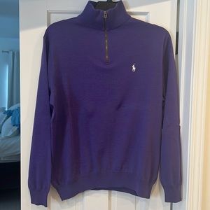 Men’s Ralph Lauren Golf Quarter Zip Sweater Size Large